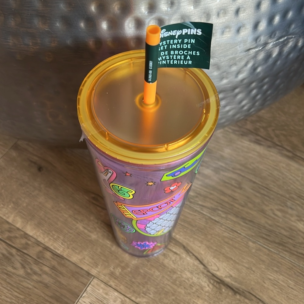 STARBUCKS Disney EPCOT Travel Tumbler Cold Cup NWT *no pins* - Picture 2 of 5
